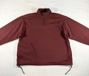 Ping Collection Men's Quarter Zip Golf Pullover Burgundy